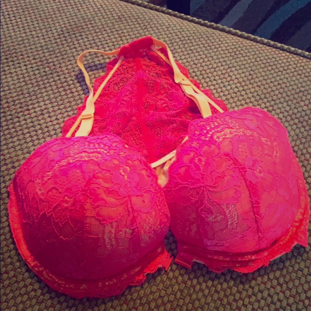 Pink Date Racerback Bra